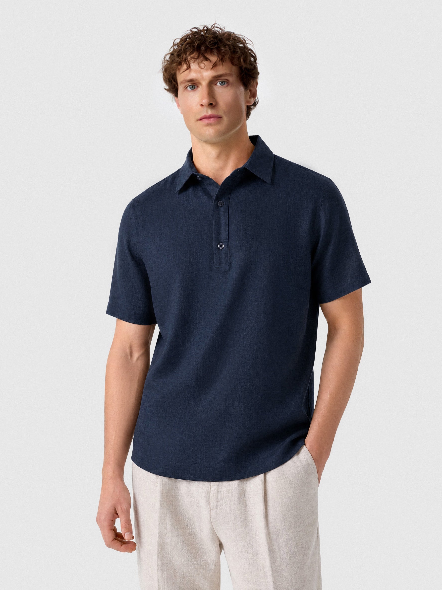 Leisure Linen Polo Shirt