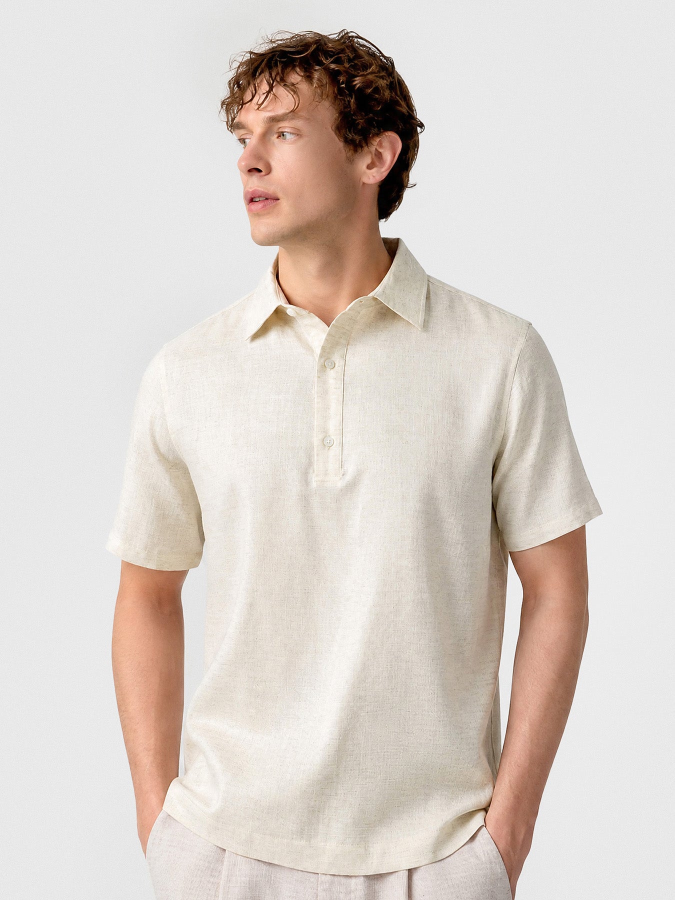 Leisure Linen Polo Shirt