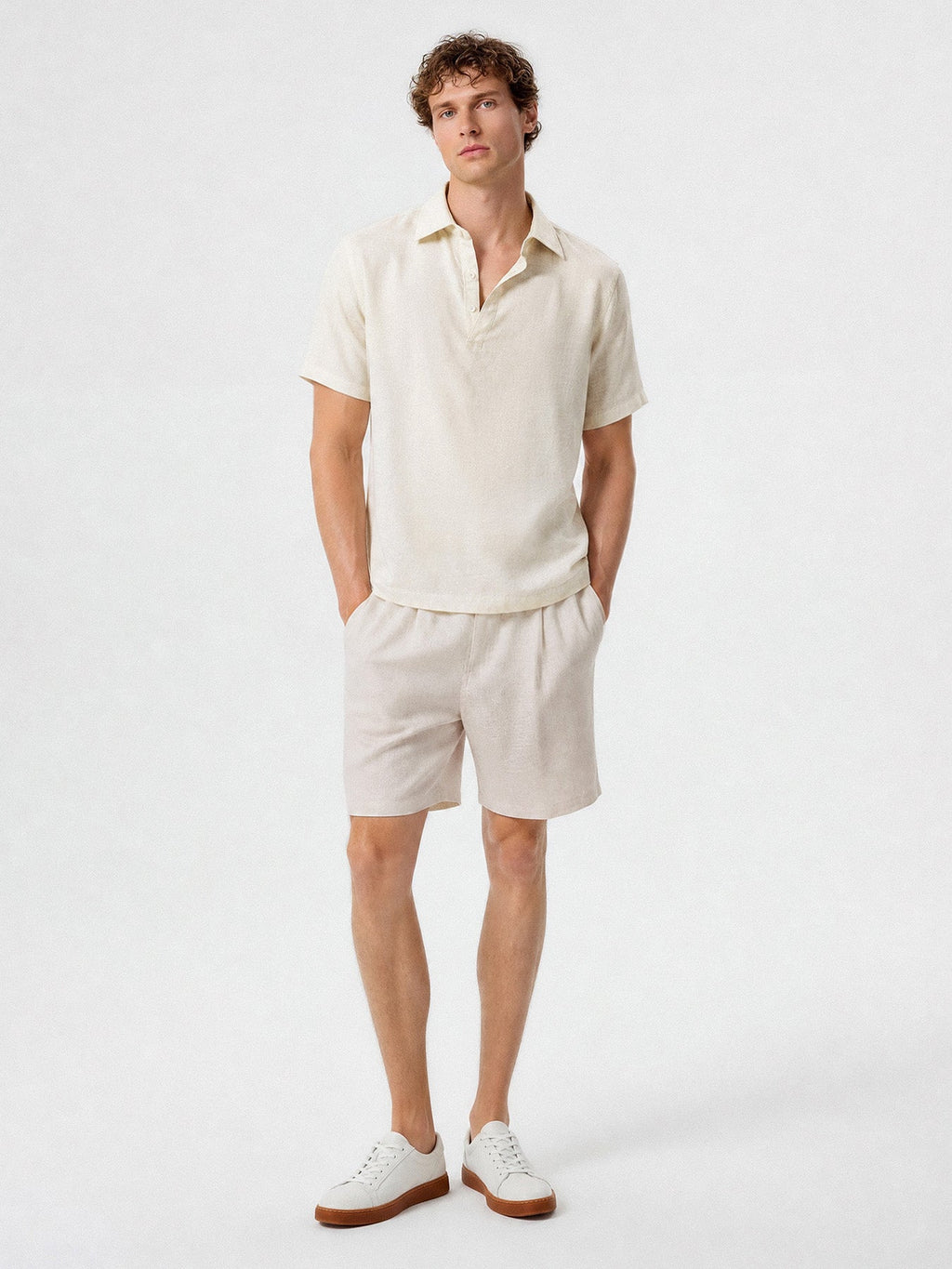 Leisure Linen Polo Shirt