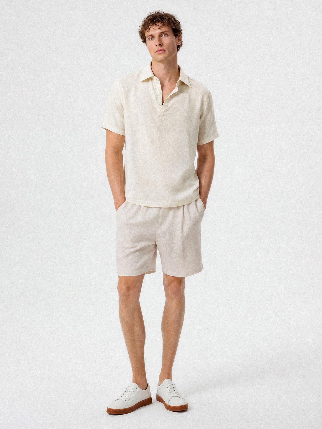 Leisure Linen Polo Shirt